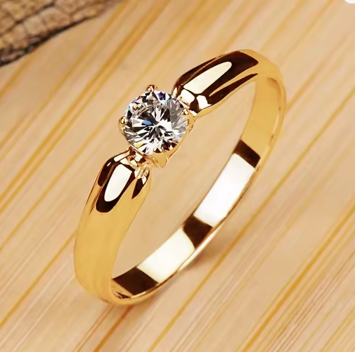 Huitan Simple Style Women’s Ring
