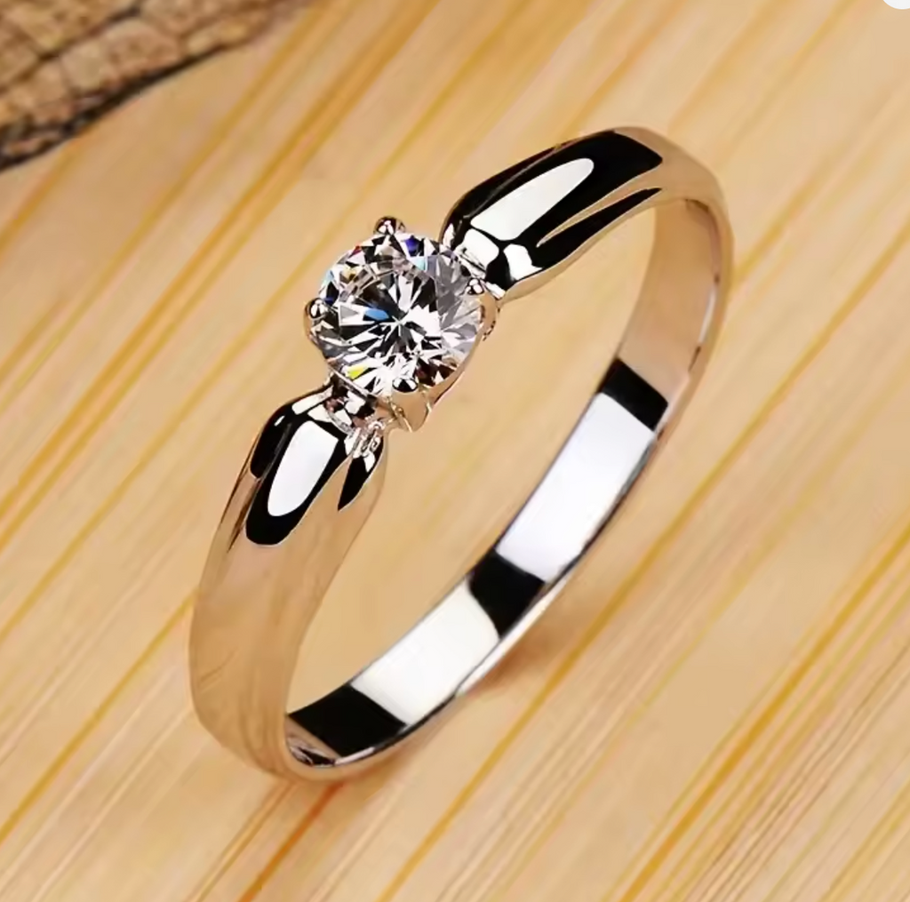 Huitan Simple Style Women’s Ring