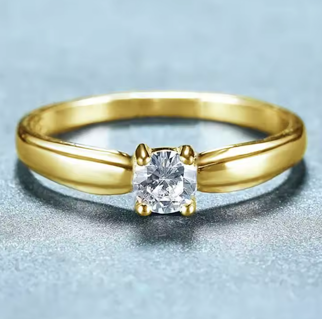 Huitan Simple Style Women’s Ring
