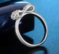 925 Sterling Silver Bowknot Ring for Women